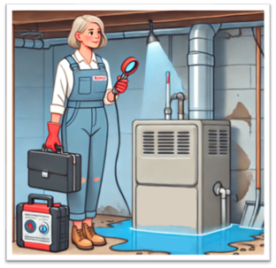 air duct cleaning technician